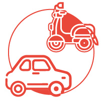 icone pour assurance voiture et moto